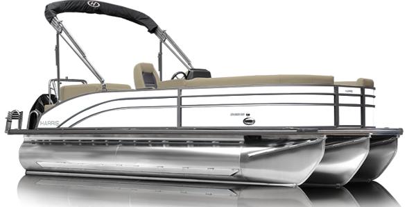 Harris Cruiser 250 2024 Harris Cruiser 250 pontoon boat with sleek design and modern features.