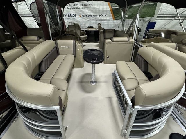 Sylvan 8522 Party Fish 2023 Sylvan 8522 Party Fish pontoon boat with spacious seating and modern design.