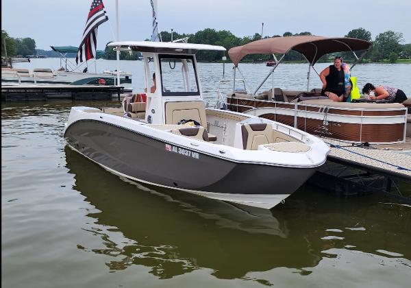 Yamaha fishing store boat