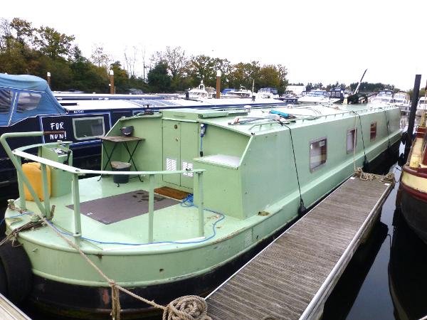Custom Dave Clark Boat Builders 57' Widebeam Sail a Way Dave Clark Boat Builder 57 Widebeam Sail-a-Way