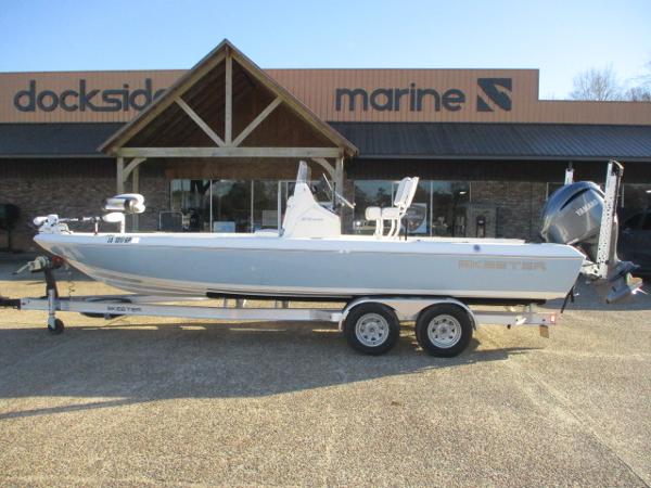 Skeeter SX240 2022 Skeeter SX240 boat on trailer outside Dockside Marine dealership.
