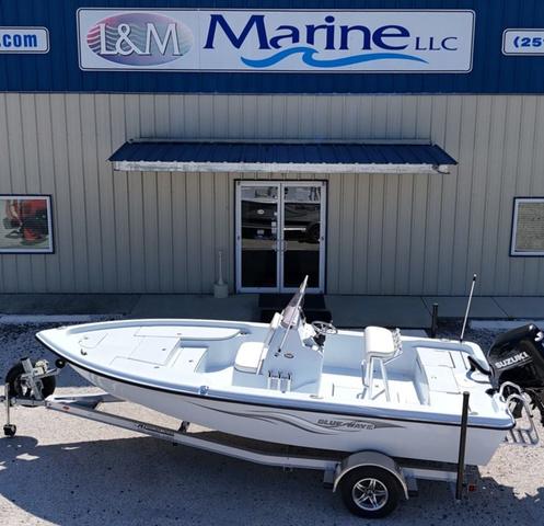 Blue Wave 2000 Classic 2024 Blue Wave 2000 Classic boat on trailer outside L&M Marine LLC.
