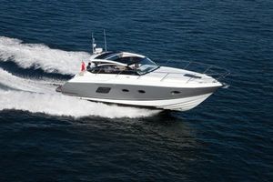 Princess V39 2013 Princess V39 yacht cruising on open water, showcasing sleek design and performance.