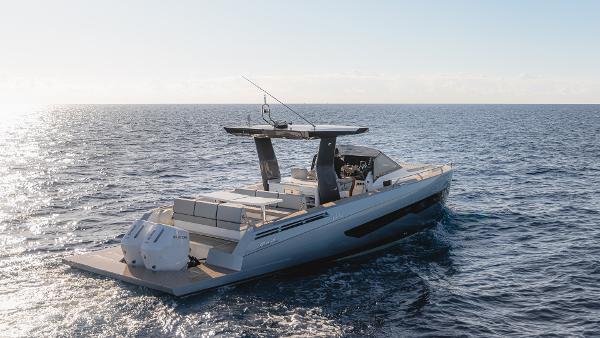 Fiart 35 Seawalker 2025 Fiart 35 Seawalker luxury yacht cruising on open water.