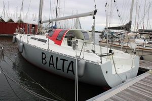 Sailboat Balta 40 Sailboat Balta 40, 2009 model, docked in a marina.