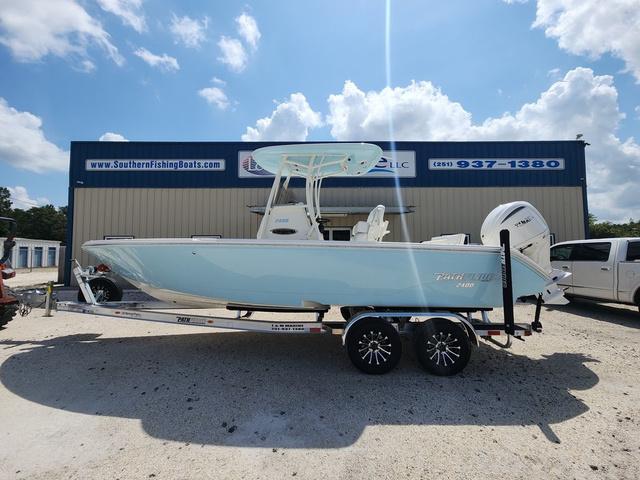 Pathfinder 2400 TRS 2025 Pathfinder 2400 TRS boat on trailer at Southern Fishing Boats dealership.