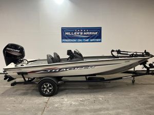 Tracker Pro Team 175 TXW 2019 Tracker Pro Team 175 TXW boat with Mercury engine at Miller's Marine showroom.