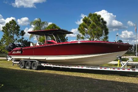 Helm position of a Nor-Tech 390CC  Center console fishing boats, Boat  console, Bass boat accessories