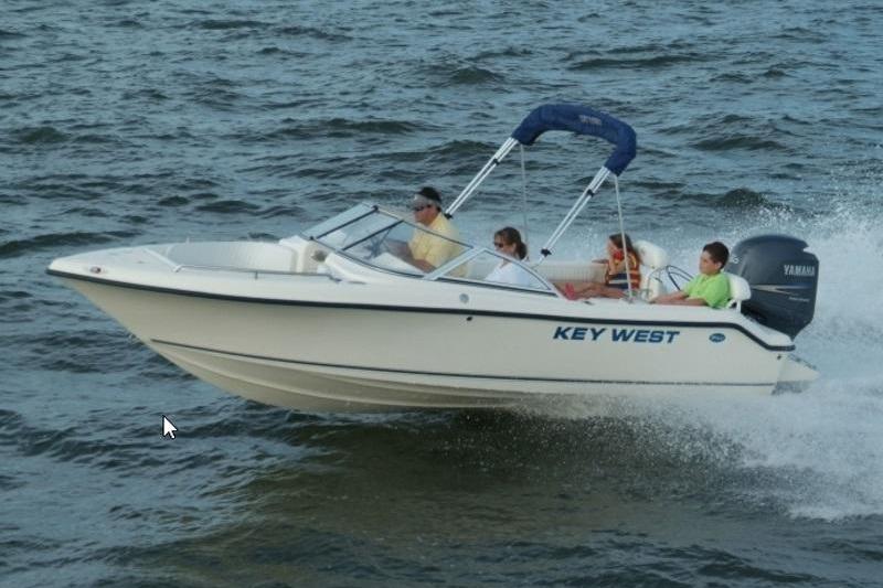 Key West 186 Dual Console 2005 Key West 186 Dual Console boat cruising on water with passengers.