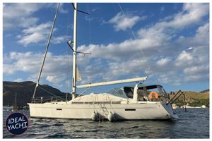 Wauquiez Pilot Saloon 55 2009 Wauquiez Pilot Saloon 55 yacht on calm waters under a partly cloudy sky.