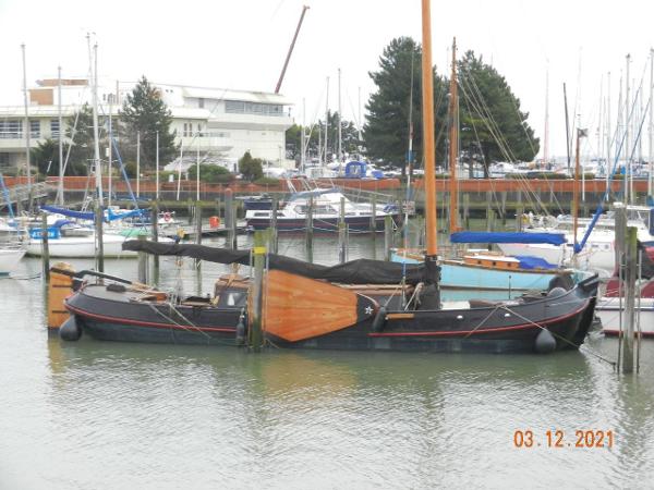 Classic Dutch Tjalk Sailing Barge
