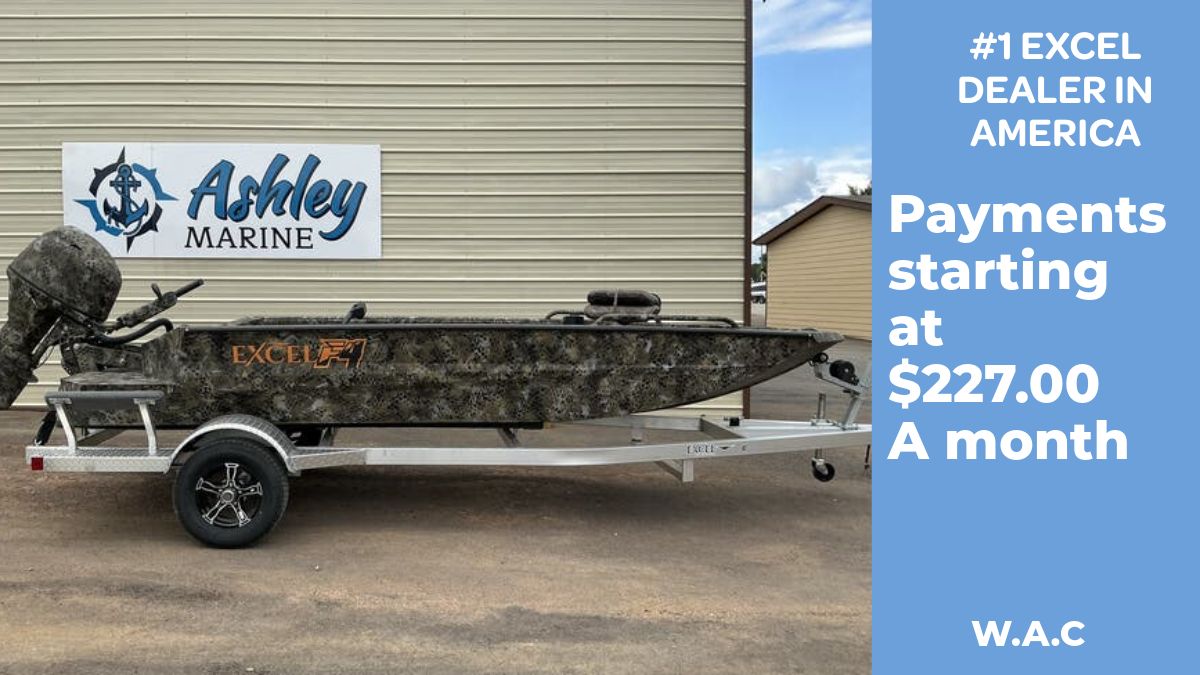 Excel Viper F4 1751-LOADED 2026 Excel Viper F4 boat at Ashley Marine, payments from $227/month.