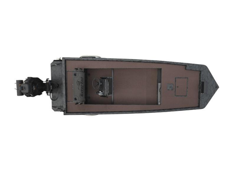 Gator-tail 1860 Extreme Top view of 2025 Gator Tail 1860 Extreme boat, showcasing open deck layout.