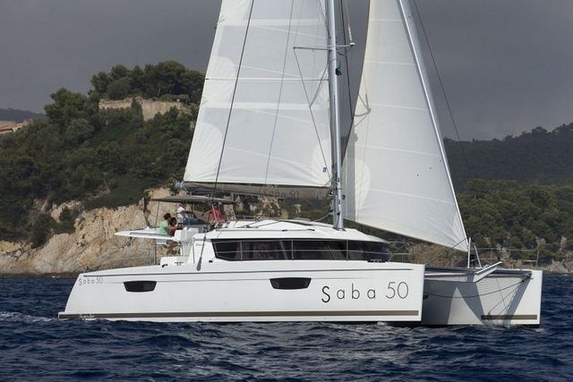 Manufacturer Provided Image: Fountaine Pajot SABA 50 Side View