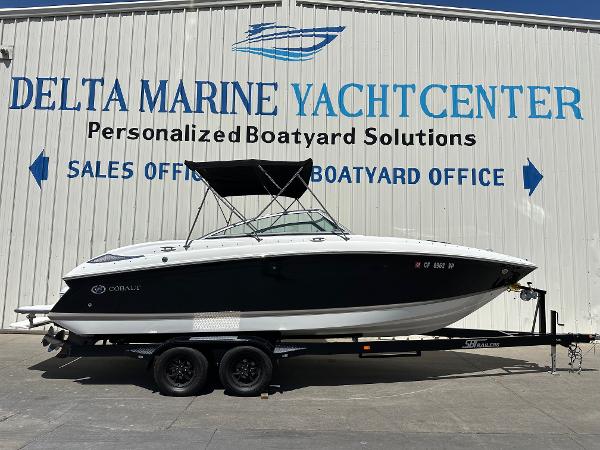 Cobalt 242 2012 Cobalt 242 boat on trailer at Delta Marine Yacht Center.