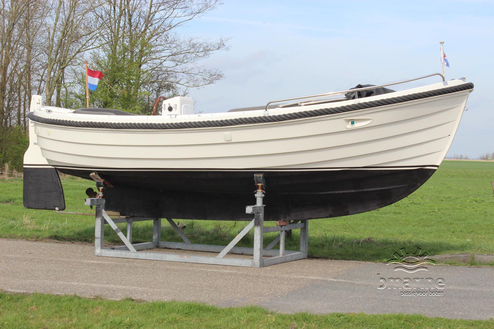 Stock Photo - Old wooden commercial fishing boat in Crescent