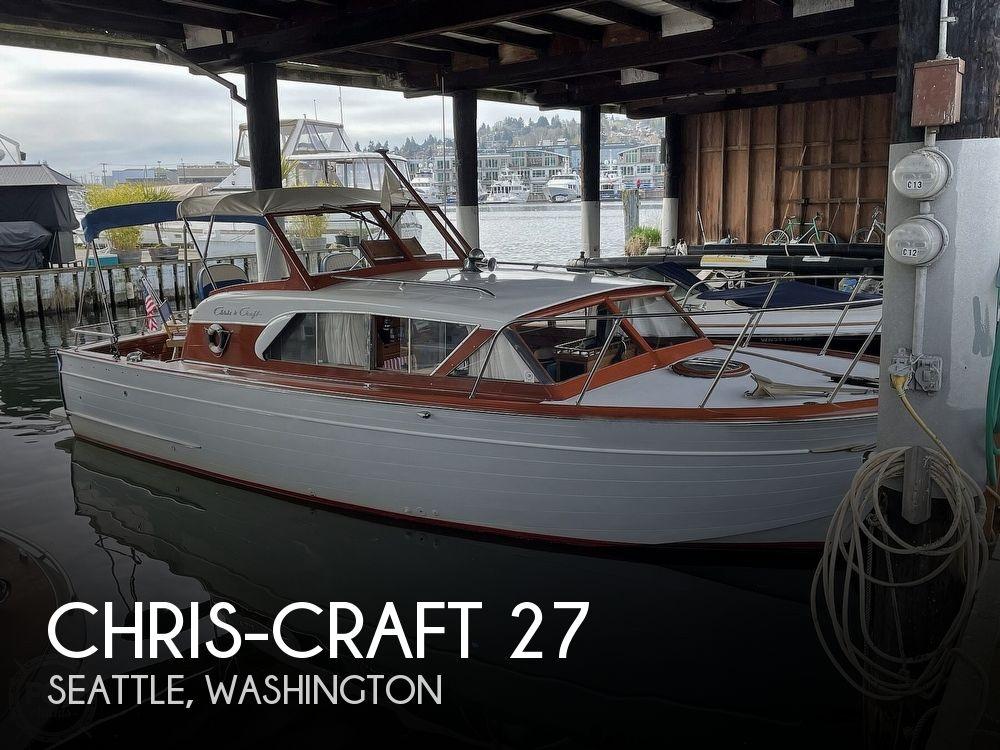 Chris-Craft Constellation 27 1959 Chris-Craft Constellation 27 for sale in Seattle, WA