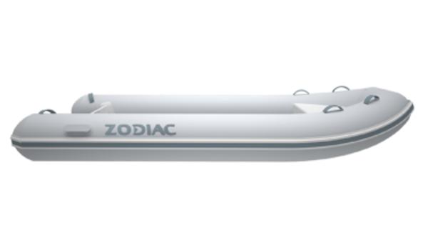Zodiac Nomad RIB ALU 3.3 NEO 2024 Zodiac Nomad RIB ALU 3.3 NEO inflatable boat, side view.