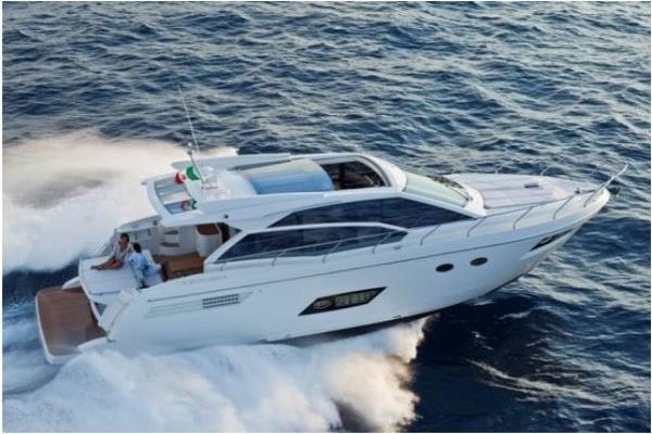 Absolute 53 STY 2012 Absolute 53 STY yacht cruising on open water.