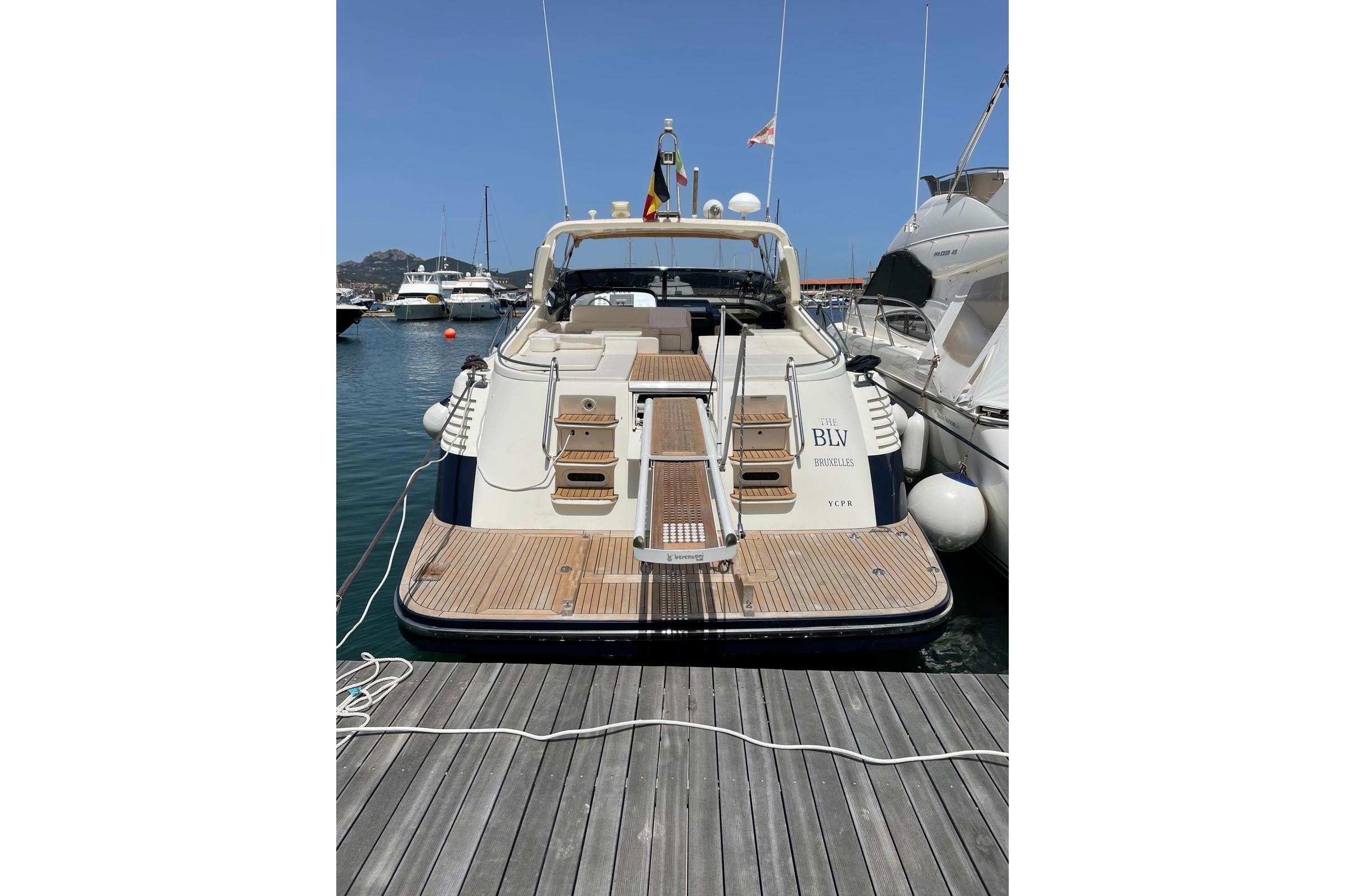 Cantieri di Sarnico 58 Luxury 2004 Cantieri di Sarnico 58 yacht docked at marina.