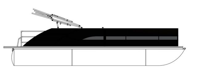 2026 Bentley Pontoons Legacy 223 Swingback 3/4 Tube