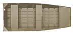 Lowe 1448 / 1448T Jon 2025 Lowe 1448 Jon boat, top view, showcasing interior layout and design.