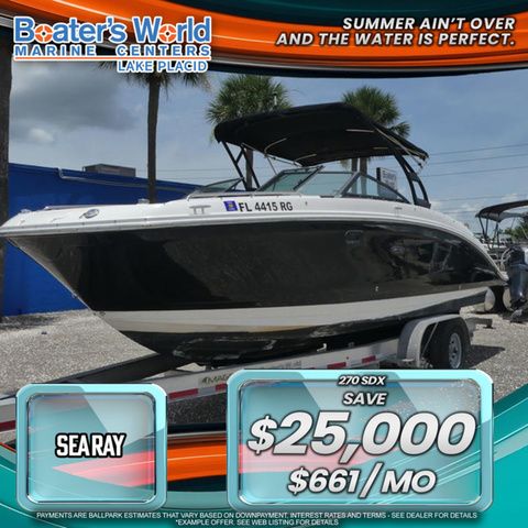 2017 Sea Ray SDX 270