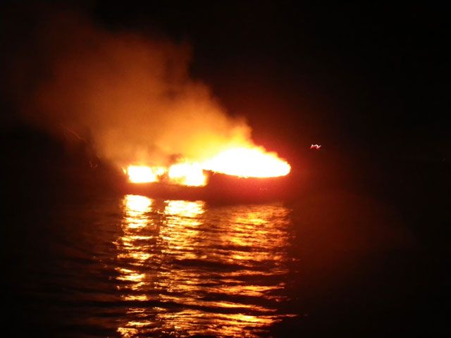 Fire at sea: crew rescued from burning boat - boats.com