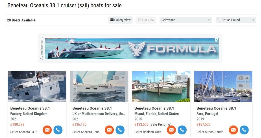 Beneteau Oceanis 38.1 for sale on boats.com