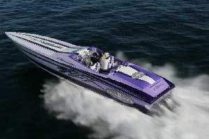 Cigarette 42x High Performance In Rough Water Boats The V Bottom Hit 100 Mph On Nose With 16 3 4