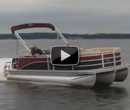Harris FloteBote Sunliner LS 220: Video Boat Review