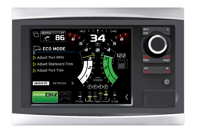 Mercury Marine Offers New VesselView Data Displays for Outboards
