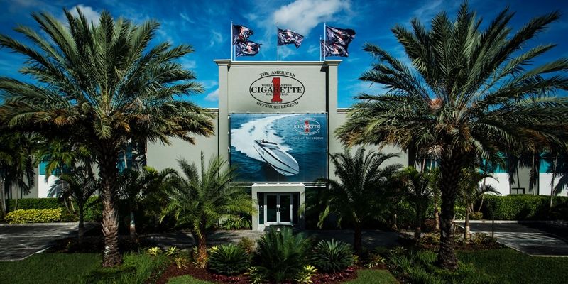 Cigarette Racing: No for Lauderdale Show, Yes for Plant Tours