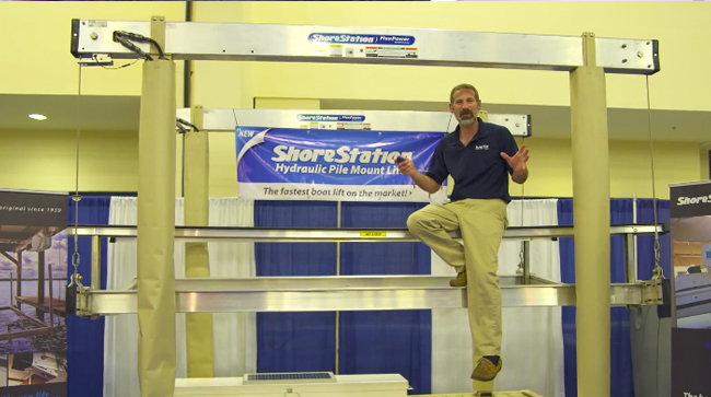2014 ShoreStation Hydraulic Boat Lift: First Look Video