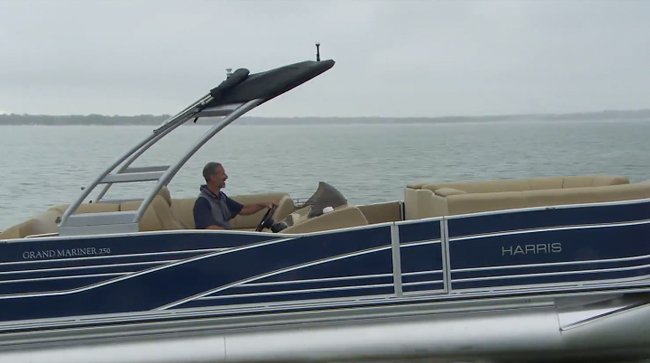 2015 Harris Grand Mariner SL 250: Video Pontoon Boat Review