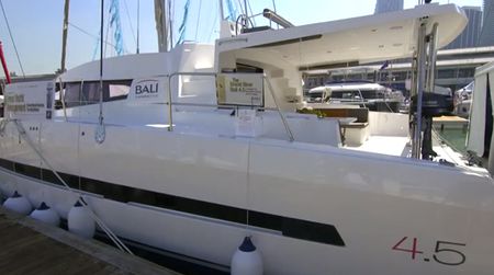 Bali 4.5 Open Space Sailing Catamaran: First Look Video