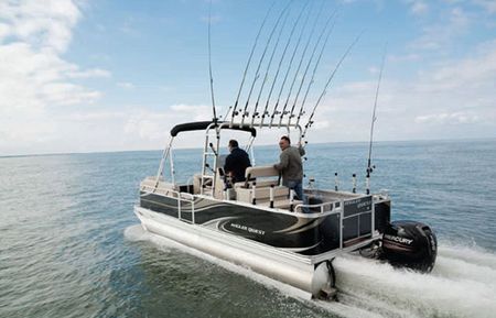 The Angler Qwest Pontoon Boat: Get Serious