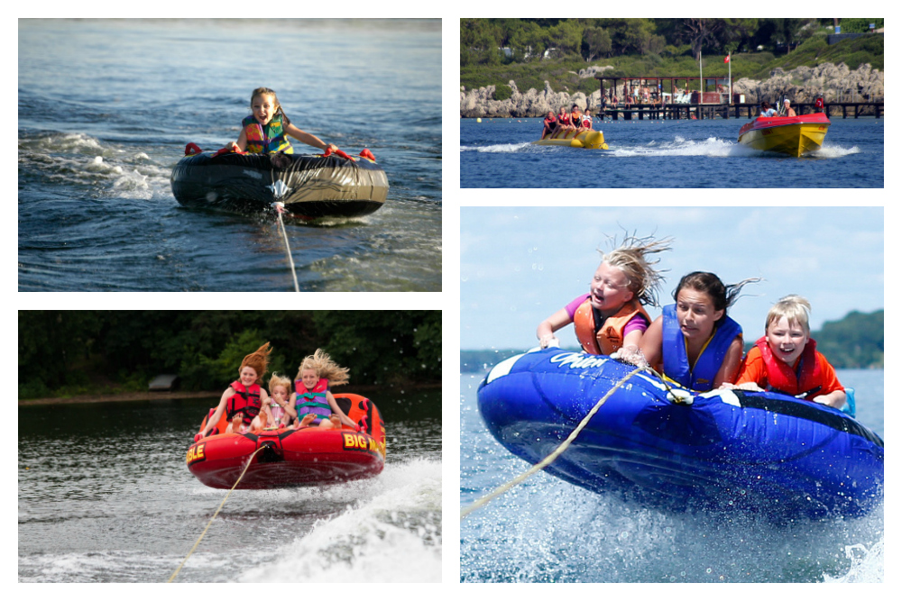 Tubing is definitely a watersport worth breaking out the camera.