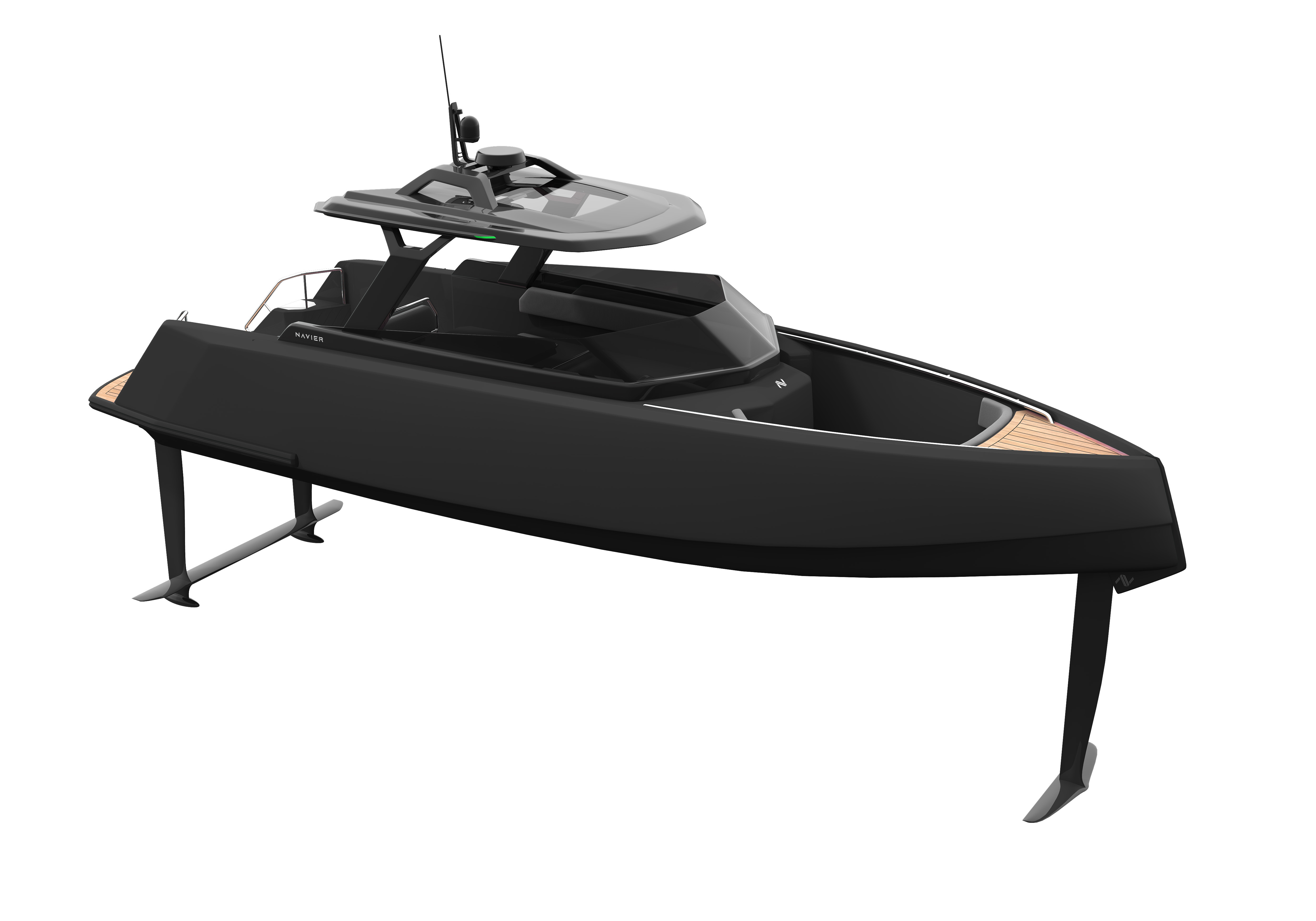 Navier's-High-Tech-Electric Foiling Boat