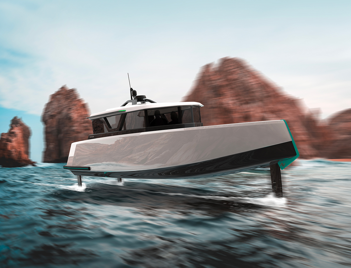 Navier To Launch A Smart Electric Boat (that can fly)!