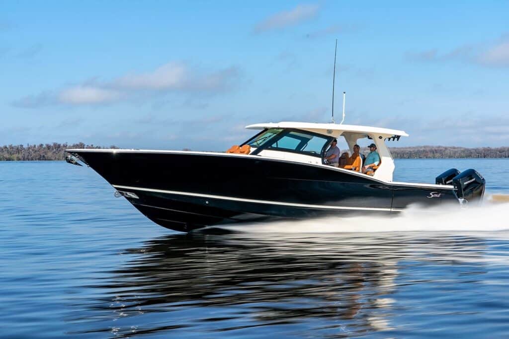 2022 Scout 425 LXF S-Series Center Console Fishing Boat