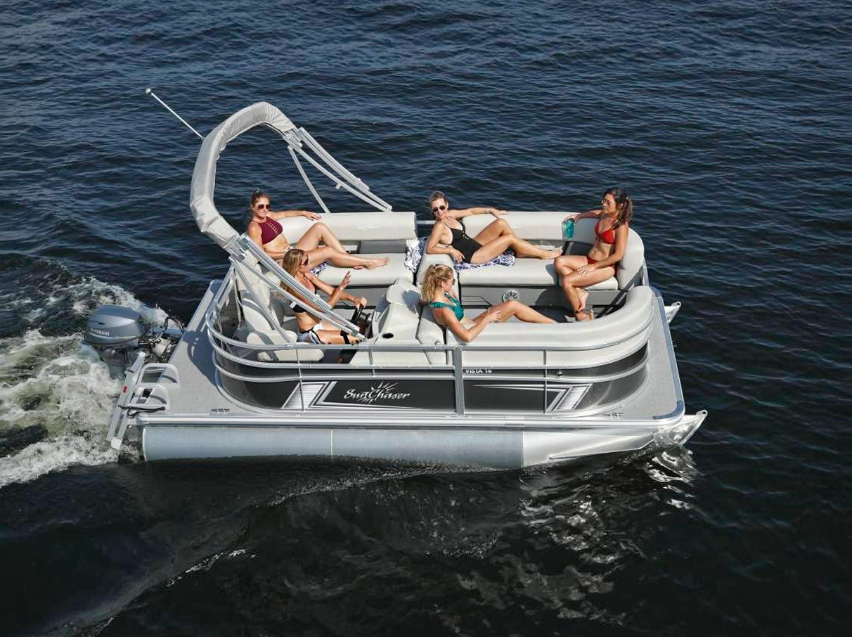 SunChaser Vista 16 LR Pontoon Boat