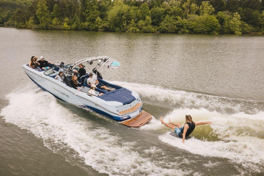 Surf boats like the 2022 MasterCraft NXT24 offer endless fun.