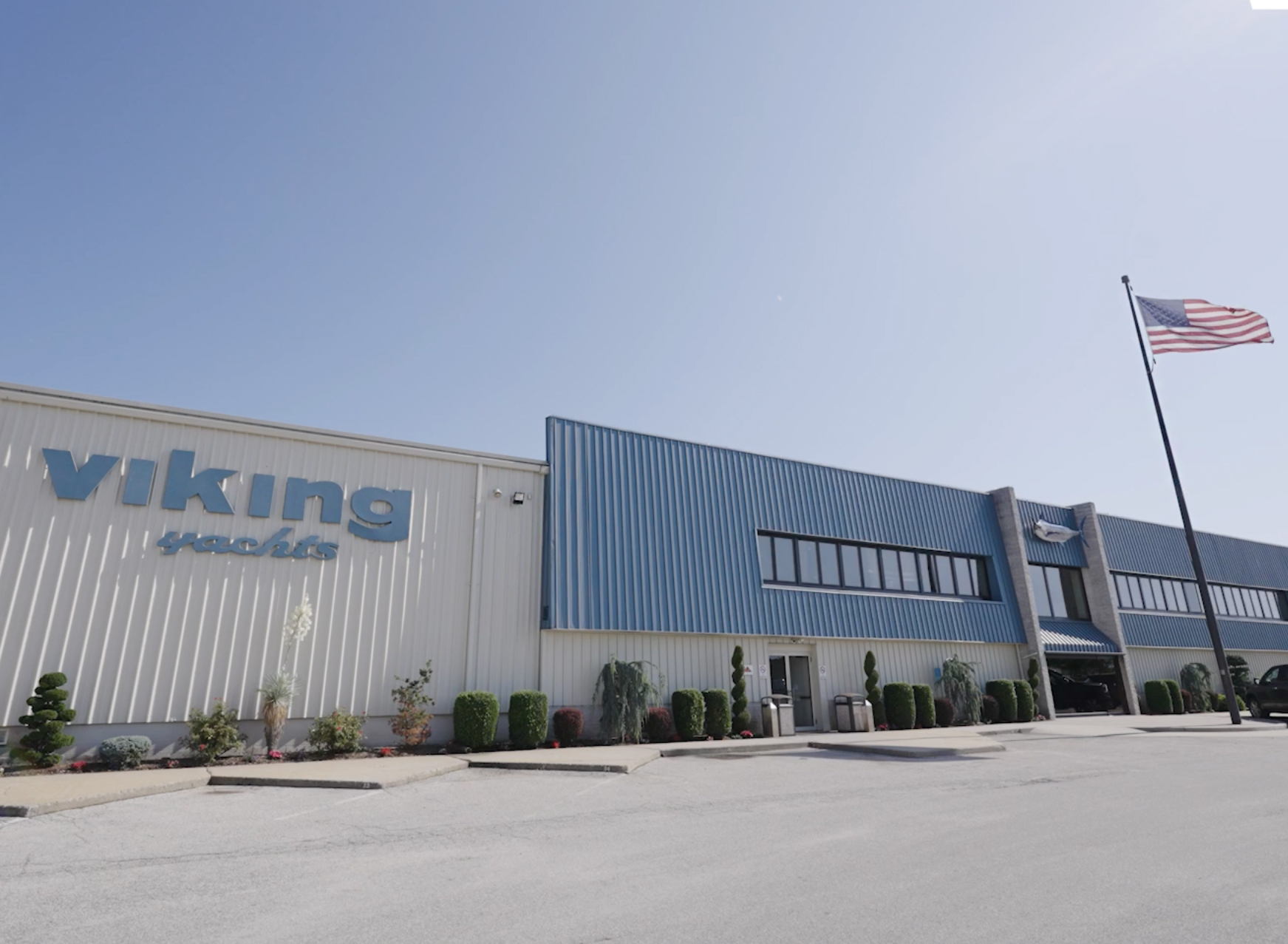 Viking Yachts Factory in New Gretna New Jersey