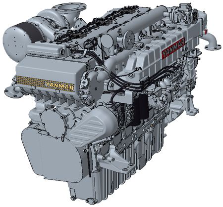 Yanmar 6 stroke Hydrogen Engine