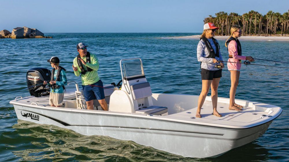 mako pro skiff 190 saltwater fishing boat