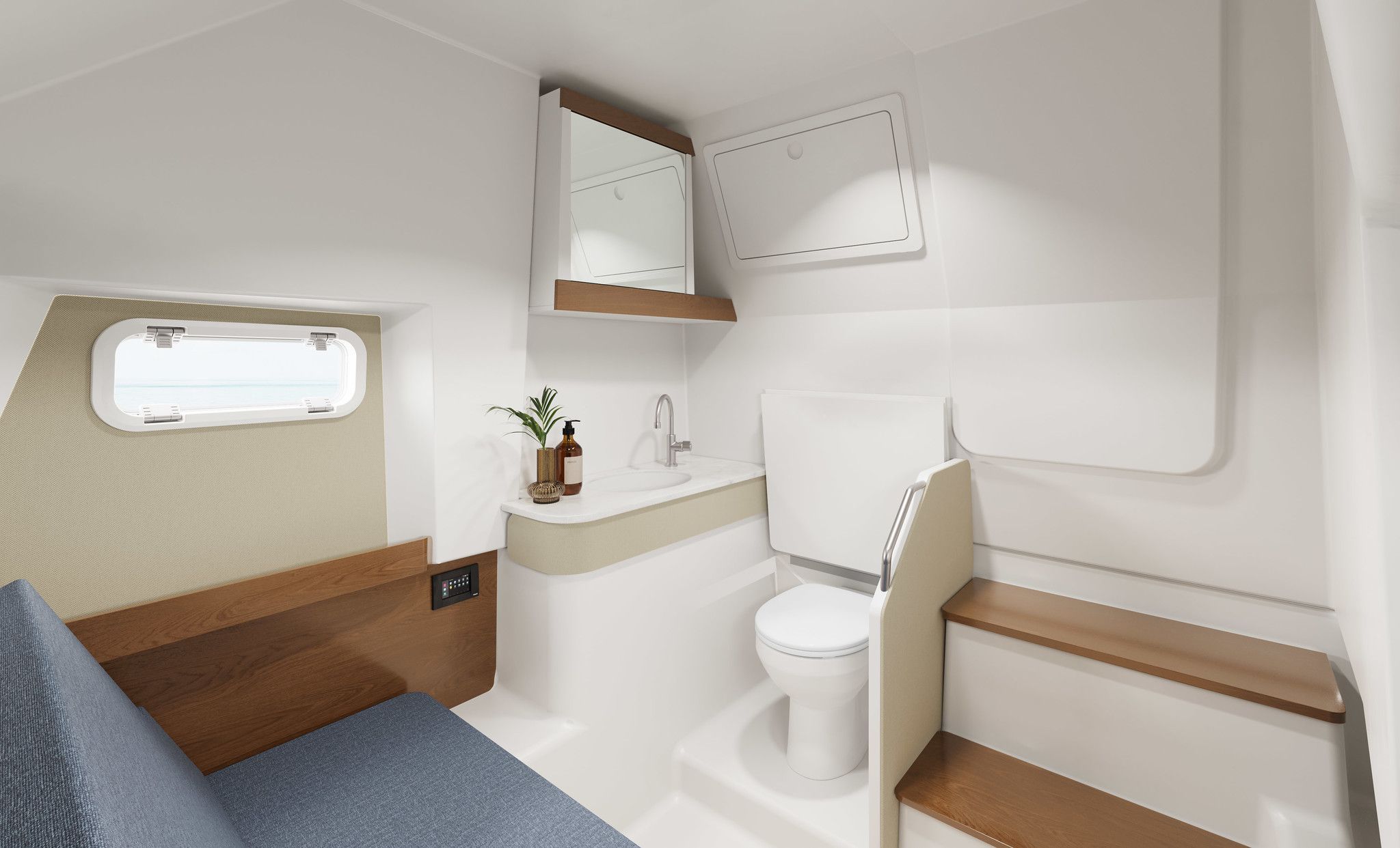 Interior Cabin Bertram 34CC