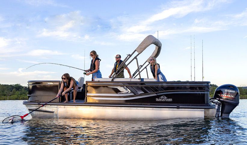 suncatcher fishing pontoon boats