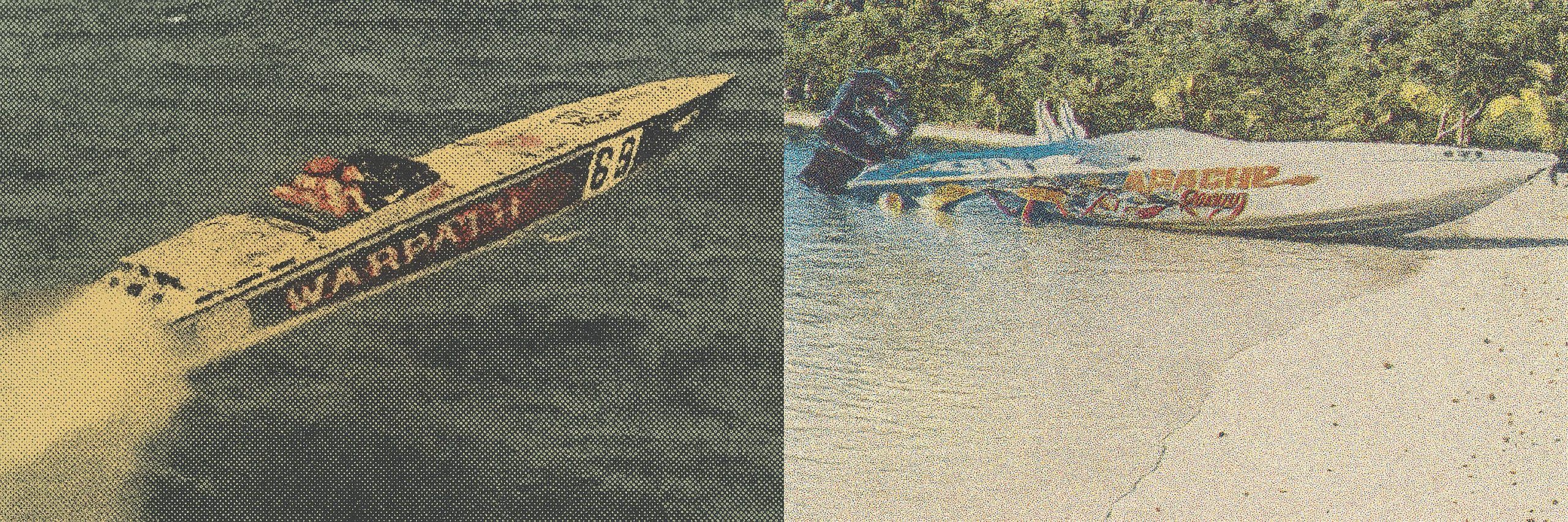 Apache Powerboats then vs. now, image by VÉHICULE
