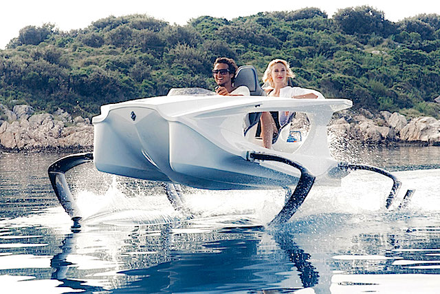 Quadrofoil Q2A Electric: un barco con piernas que vuela